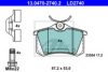 ATE 13.0470-2740.2 Brake Pad Set, disc brake